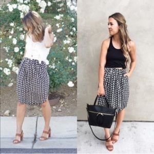 Madewell Silk Island Bloomstamp Skirt